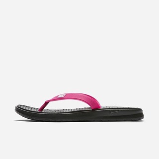 Slapi Nike Solay Flip-Flop Dama Negrii Roz Albi | VTJP-04987